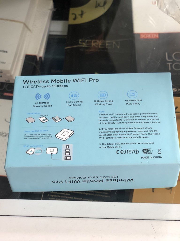 TopLink 4G Wireless Universal Mifi 
Price: 250 cedis 

Delivery service 🚚 is available at a fee.