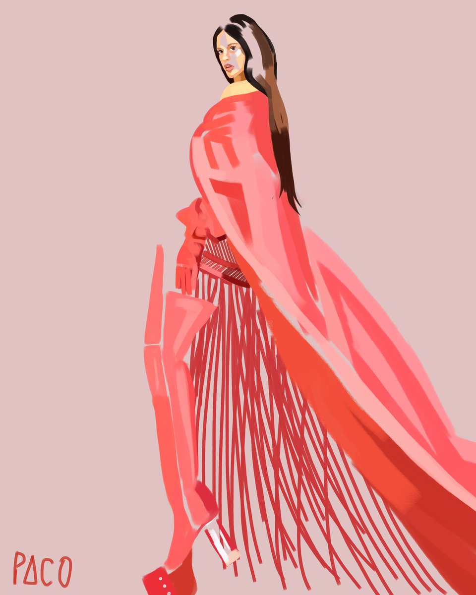 Paco__May's tweet image. I drew the #MetGala