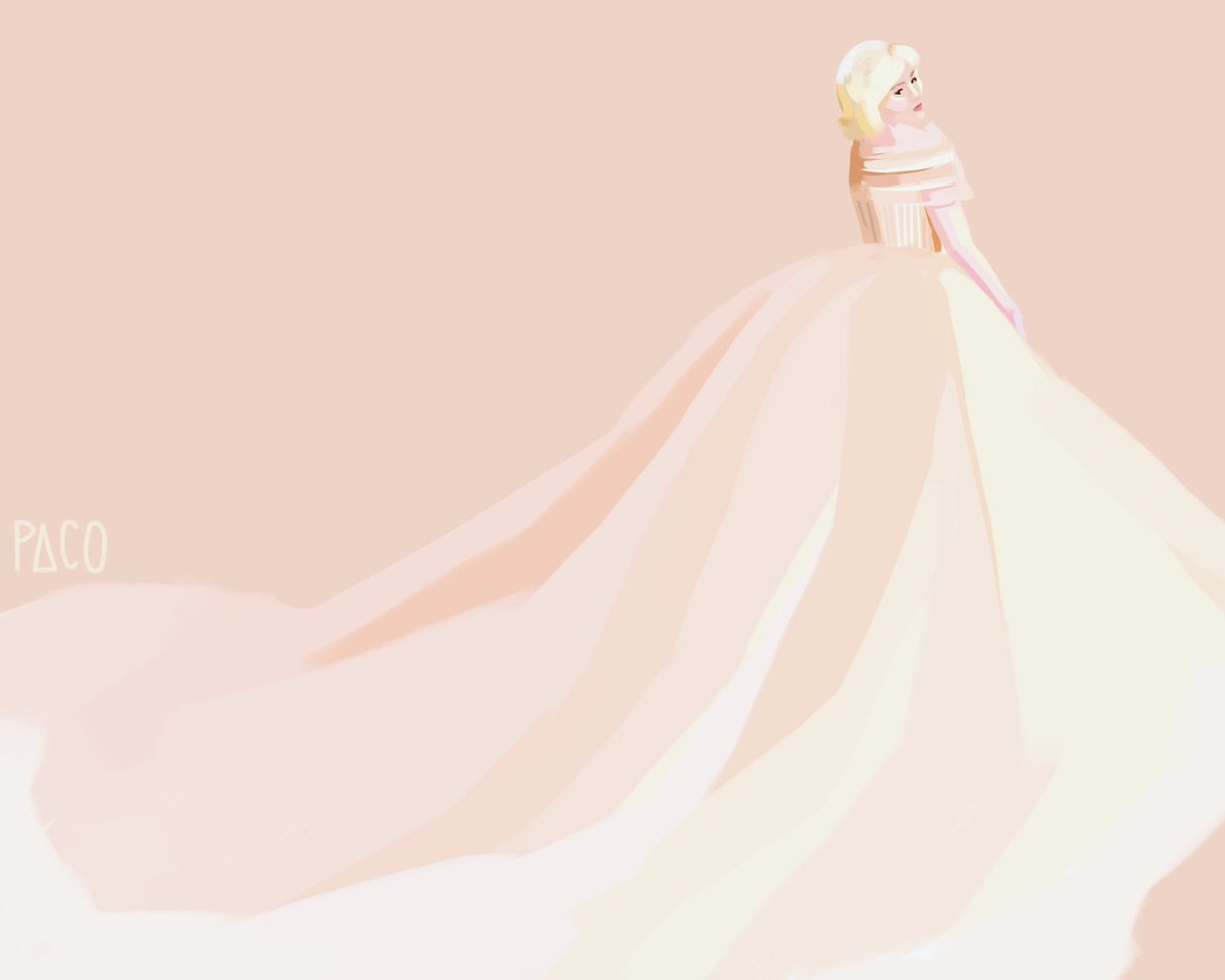 Paco__May's tweet image. I drew the #MetGala