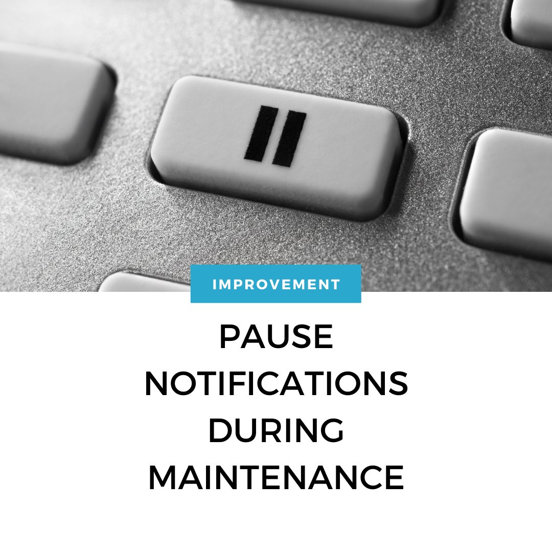 CodingMammoth's tweet image. When you are fixing issues with a website, and you know that it will be offline, you don’t want to receive notifications about it.

Now you can simply go to a monitor and hit pause. 
A warning will appear that monitoring is paused.

Find out more on semonto.com