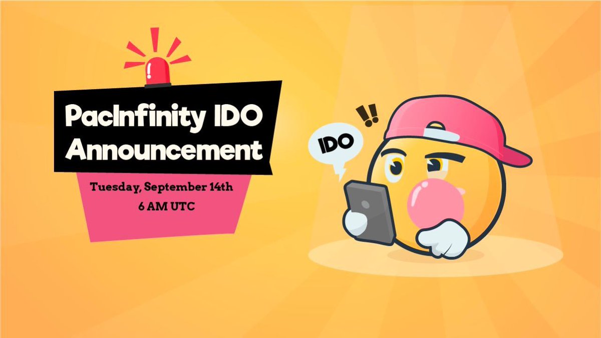 🔱 We're glad to announce: PAC IDO Sale  is open now 🔱

👉 Link to join IDO: pacinfinity.org/ido

📅 Time: Tuesday, September 14th, at 6:00 AM UTC 

✅ Pancakeswap listing: 6 hours after IDO Sale ends

Join Now: pacinfinity.org/ido

🔱⚔️ PAC Infinity - $PAC ⚔️🔱