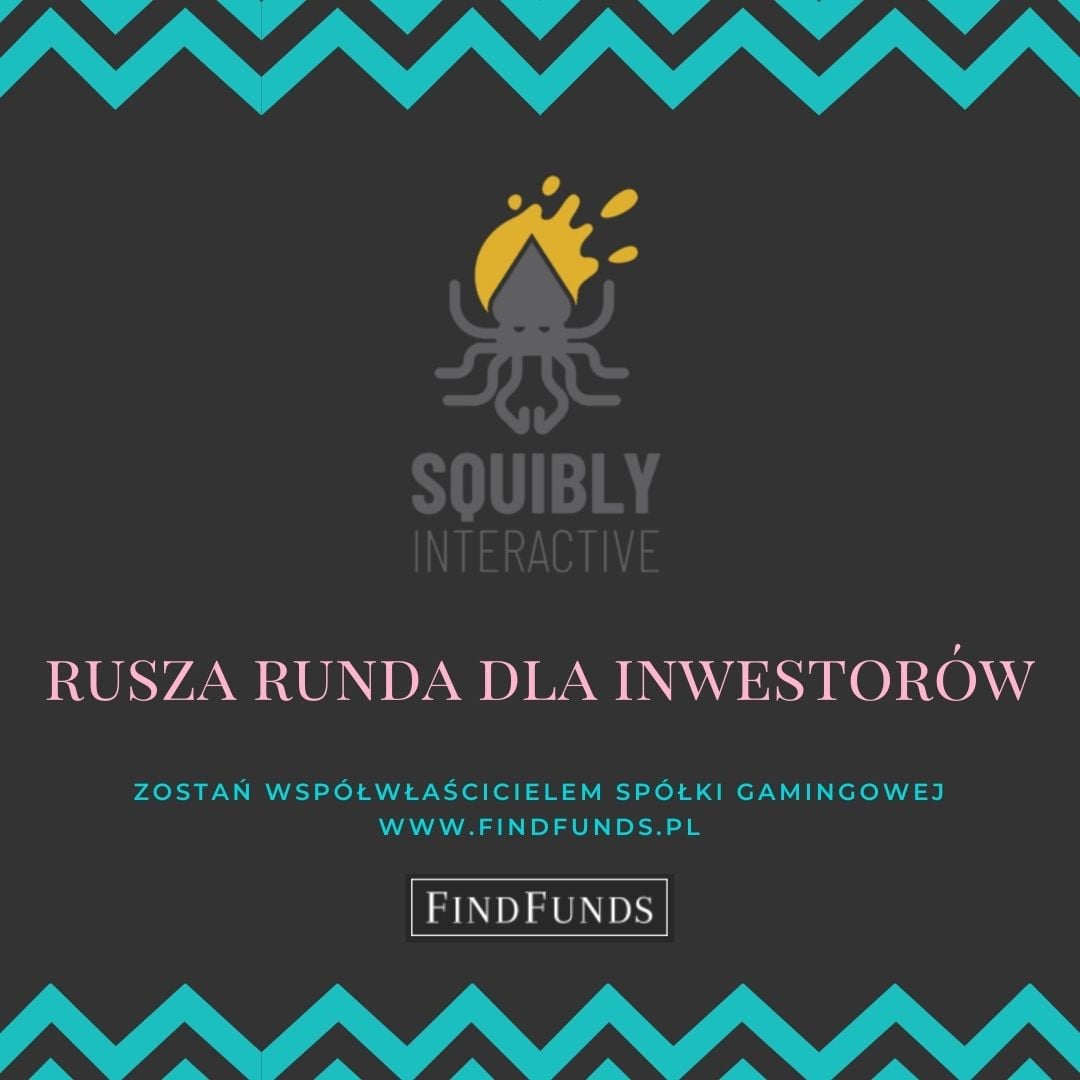 FindFundsPl's tweet photo. Ruszyła właśnie rudna dla Inwestorów spółki Squibly Interactive sp. z o.o. na platformie Find Funds. 

Jeśli chcesz zostać przyszłym współwłaścicielem studia gamingowego Squibly Interactive zapraszamy https://t.co/f0tPzN2Cgj https://t.co/i2tG6rKXaS