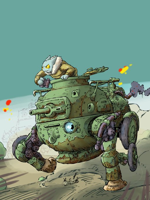 「caterpillar tracks robot」 illustration images(Oldest)