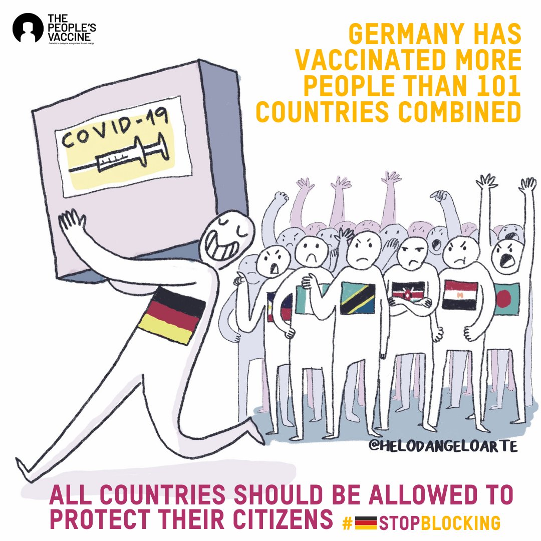 #FightInequalityAsia (@finequalityasia) on Twitter photo Germany stockpiles COVID vaccines whilst blocking efforts to get enough for everyone.
@Abaerbock <a href="/ArminLaschet/">Armin Laschet</a> <a href="/OlafScholz/">Olaf Scholz</a> will you commit to #🇩🇪StopBlocking efforts to end the COVID pandemic? Germany stockpiles COVID vaccines whilst blocking efforts to get enough for everyone.
@Abaerbock <a href="/ArminLaschet/">Armin Laschet</a> <a href="/OlafScholz/">Olaf Scholz</a> will you commit to #🇩🇪StopBlocking efforts to end the COVID pandemic?
