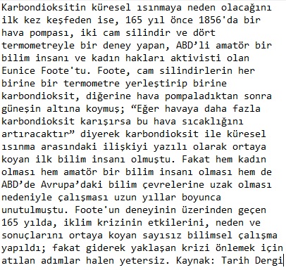Küresel ısınmayı keşfeden kadın: Bilim insanı ve kadın hakları aktivisti Eunice Foote <a href="/tarihdergi/">#tarih</a>