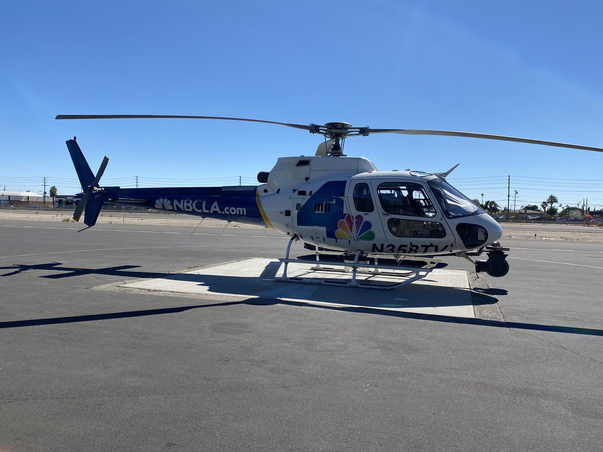 abc7gabe's tweet photo. A nice rest day for #NewsChopper4Alpha. https://t.co/3Au3AuJoTQ
