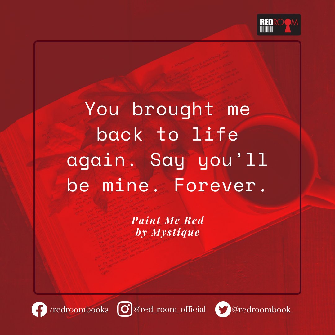 RedRoomBook's tweet photo. Say it. ๐ฅ
#RedRoomBooks #BookQuote #Mystique https://t.co/kbtmJZJLON