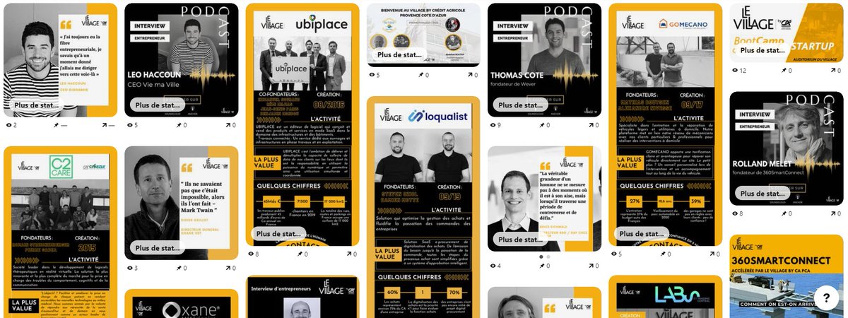 Retrouvez les #entrepreneurs et les #startup avec leurs solutions innovantes, accompagnés par le Village by CA Provence Côte d'Azur sur Pinterest en un clic 👉swll.to/7GhJdz