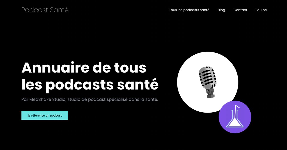 Rémy TESTON (@rteston) on Twitter photo Pour décrypter les podcasts et leurs usages dans le monde de la santé, <a href="/medshakestudio/">MedShake Studio</a> a lancé la plateforme Podcast Santé
👉buzz-esante.fr/lancement-de-l…
#hcsmeufr #podcastsante #podcast #mbadmbhealth Pour décrypter les podcasts et leurs usages dans le monde de la santé, <a href="/medshakestudio/">MedShake Studio</a> a lancé la plateforme Podcast Santé
👉buzz-esante.fr/lancement-de-l…
#hcsmeufr #podcastsante #podcast #mbadmbhealth