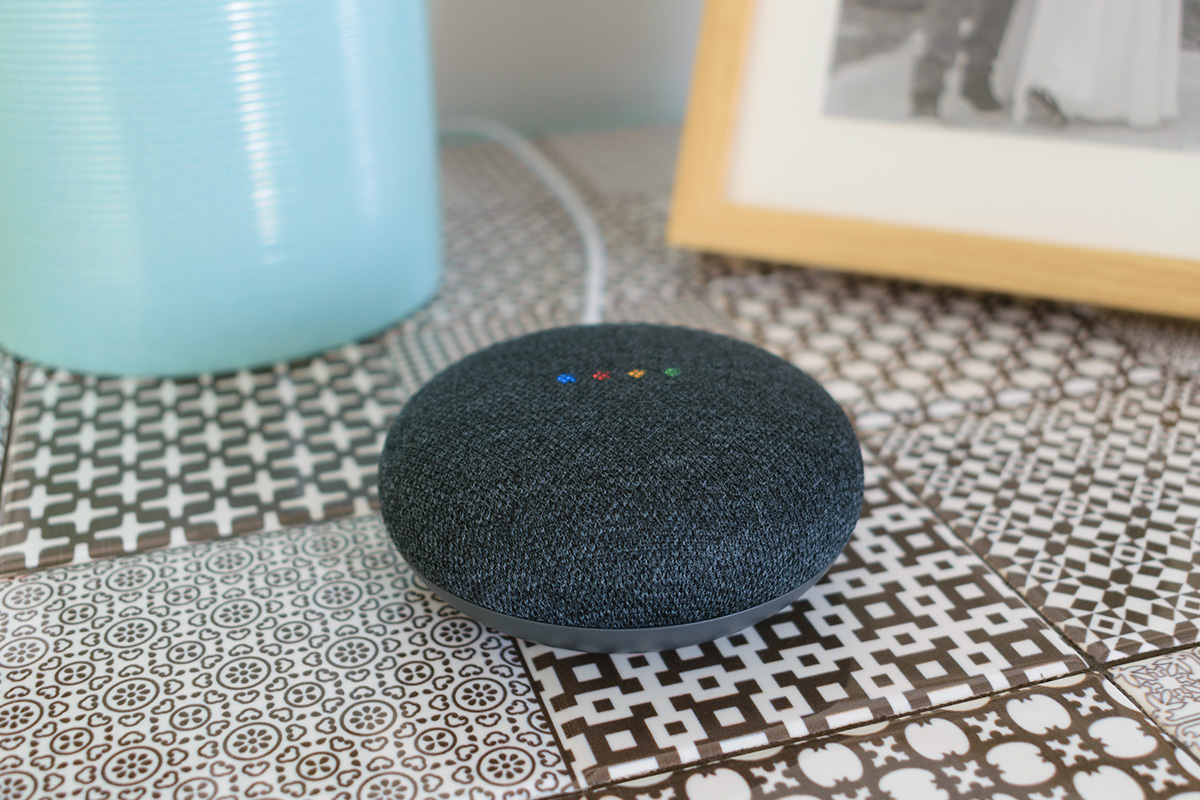 konnectbyte's tweet image. The Classy Charcoal Google Home Mini fits in your designs. Smartify your Home @konnectbyte