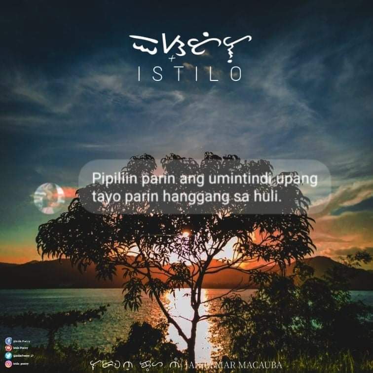 IstiloPoetry_17's tweet photo. Written by Krizza Cadiz
---
Photo by Ian Macauba
Edited by Ernest Jacob Corpin

Follow us on IG: @istilo_poetry
Follow us on Tiktok: @istilopoetry 
Follow us on FB: Istilo Poetry
Subscribe to our YouTube: Istilo Poetry

#SuportaLokal https://t.co/HLTqvJIAF8