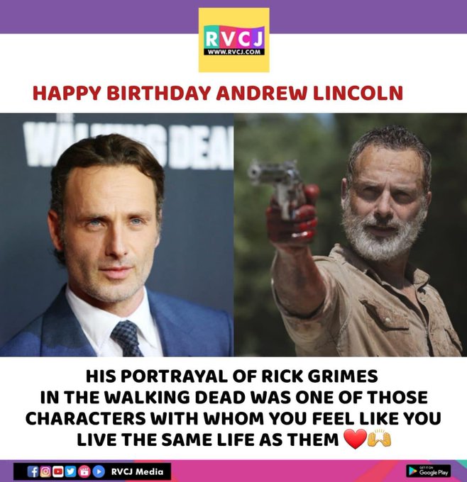 Happy Birthday Andrew Lincoln!      
