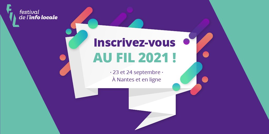 Décideurs des médias locaux, il est encore temps de s'inscrire à la 3ème édition du FIL !
2 jours pour s'inspirer, échanger et réfléchir autour de vos métiers.
Pour prendre vos billets 👉bit.ly/3hvvfkZ
#Infolocale