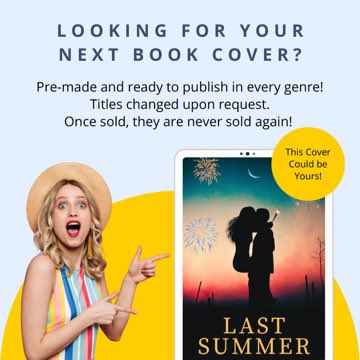 IndieFierce's tweet photo. LAST SUMMER is ready to be the next cover for your #smalltownromance, #youngadultromance, #newadultromance, or any #romance sub-genre that sparks fireworks between your characters! 🎆 DM for details. 

More available covers here: https://t.co/FgSI6lV62W https://t.co/lPEbhU9f5o