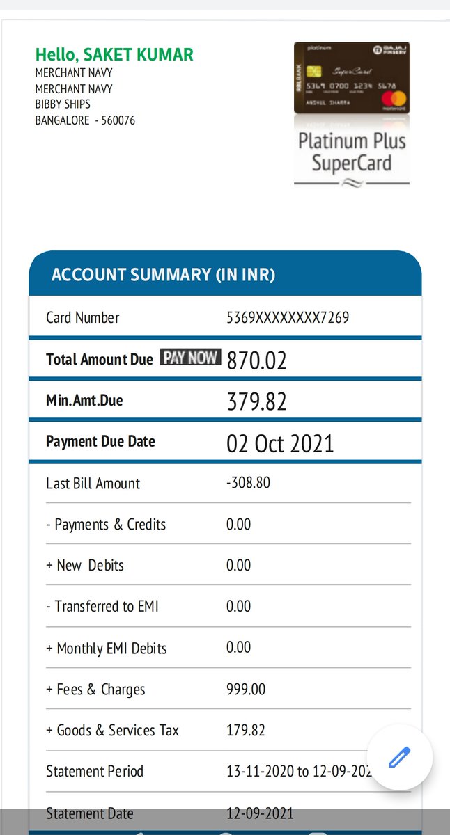 wanderlostsaki's tweet photo. @rblbank my KYC pending since many  years, called CC numerous times to close and cancel my card,Still you guys have audacity to issue me or rather upgrade my card and charge  for that ? How Credible or simply Conning. Check the address you mentioned . https://t.co/Icmba994MI