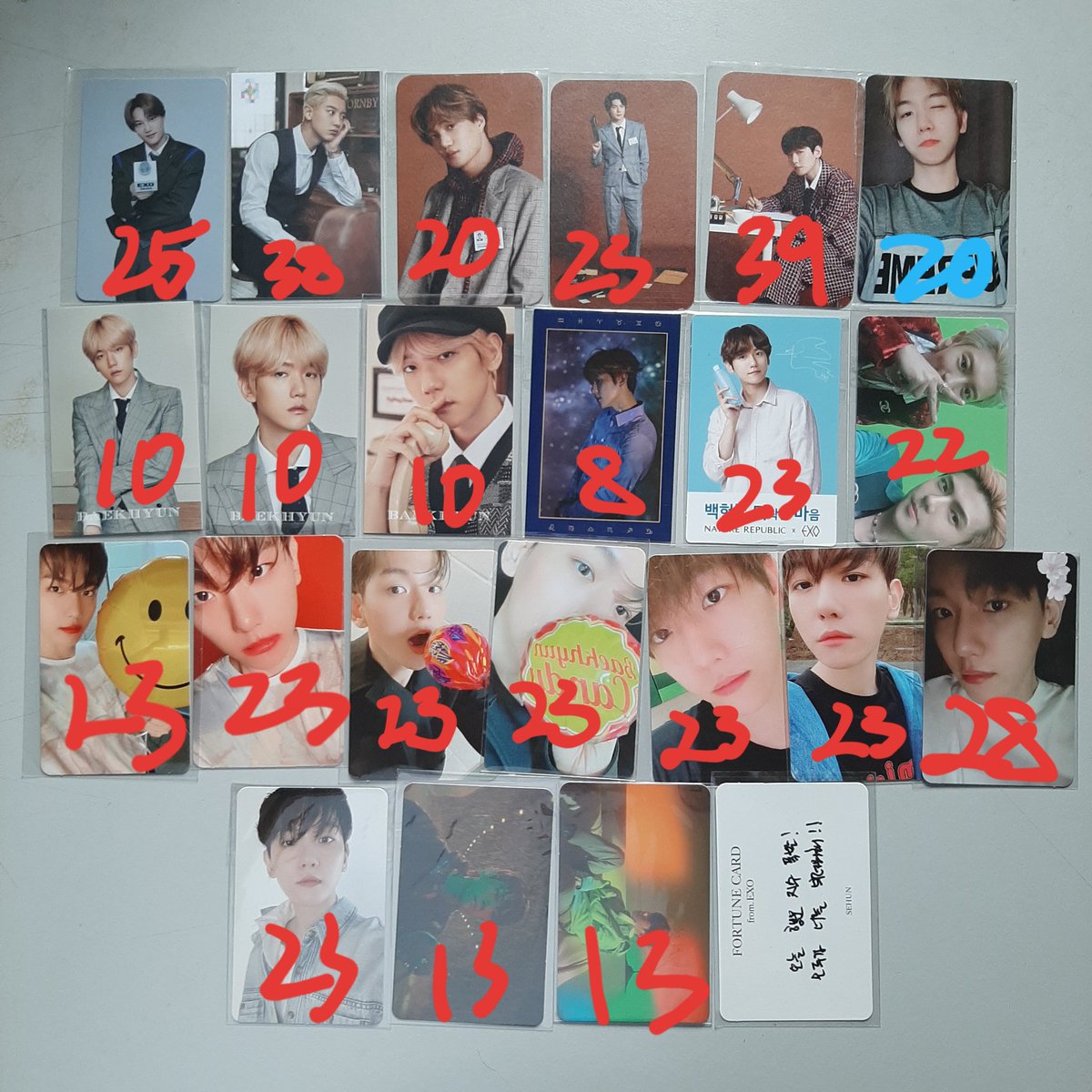 Bread9256's tweet photo. [ WTS / HELP RT / MY ONLY ]

Official Baekhyun/Sehun/Kai/Chanyeol pcs
Price stated exc postage

#bread9256rs #pasarEXO https://t.co/8ila3K5v53