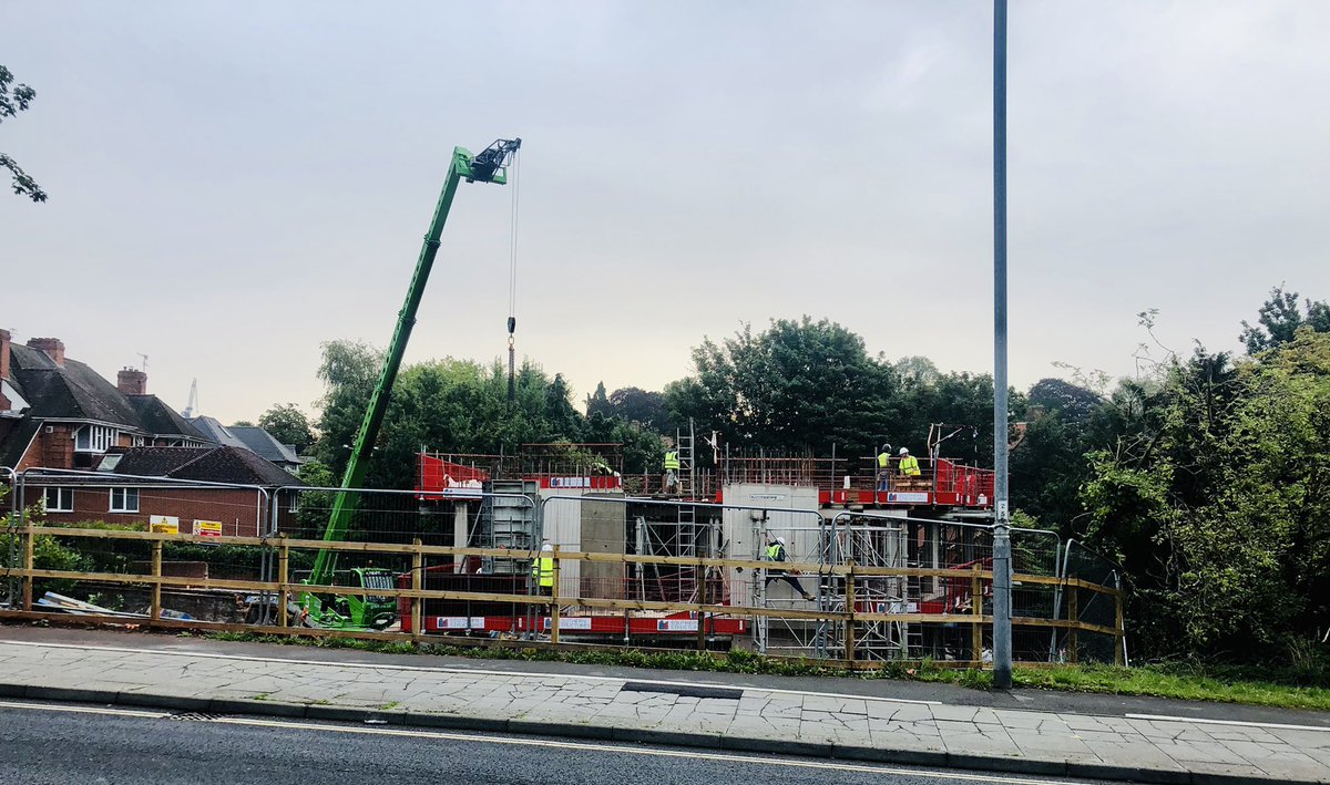 Cycling to work this morning and passed the Barnfield Road residential development where we are providing architectural and structural services. It’s going up quickly.