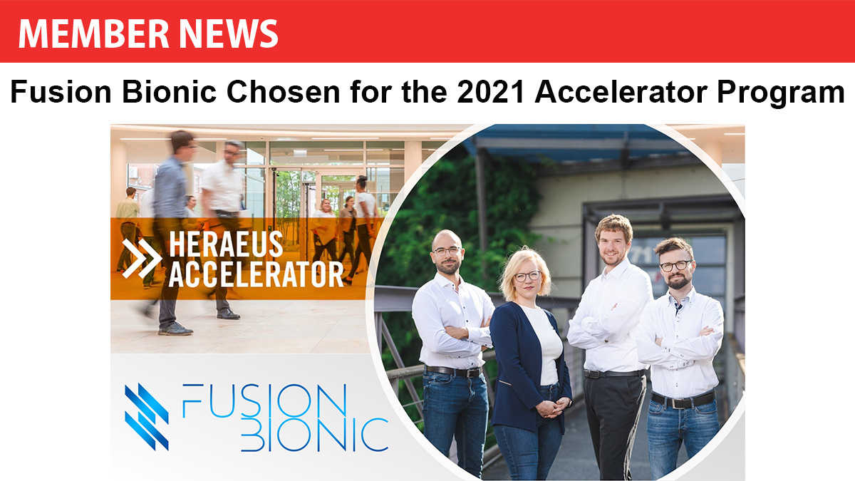 EPIC Photonics (@epic_photonics) on Twitter photo MEMBER NEWS: <a href="/FusionBionic/">Fusion Bionic</a> is among 5 start-ups selected by Heraeus for its 2021 Accelerator Program. The program focuses on start-ups developing solutions & products for the semiconductor & precious metals industries. Info @ heraeus.com/en/group/press…
#EPICmembernews #photonics MEMBER NEWS: <a href="/FusionBionic/">Fusion Bionic</a> is among 5 start-ups selected by Heraeus for its 2021 Accelerator Program. The program focuses on start-ups developing solutions & products for the semiconductor & precious metals industries. Info @ heraeus.com/en/group/press…
#EPICmembernews #photonics