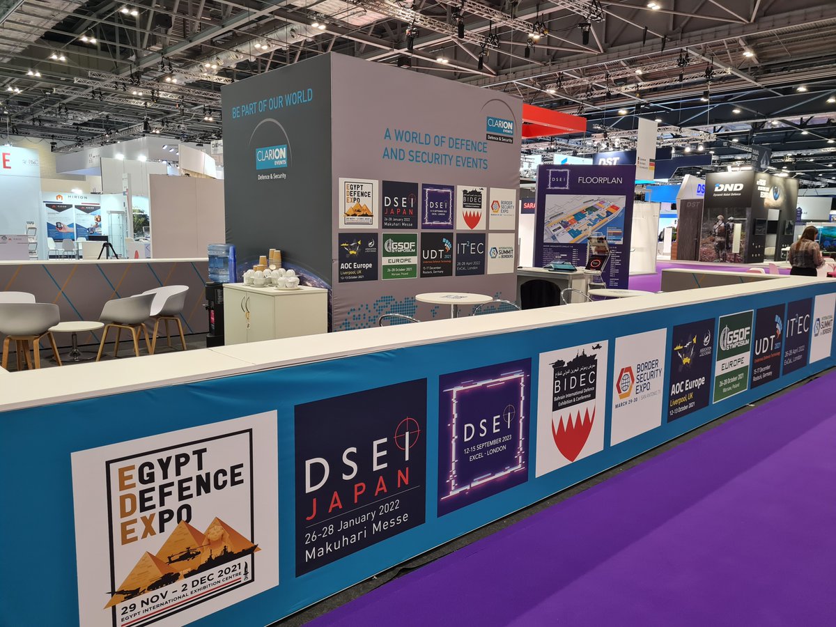 Come and see the DSEI Japan team at <a href="/DSEI_event/">DSEI 2023</a>  today to discuss your exhibiting options in Japan.

We are based on the Clarion Defence &amp; Security stand H6-321.