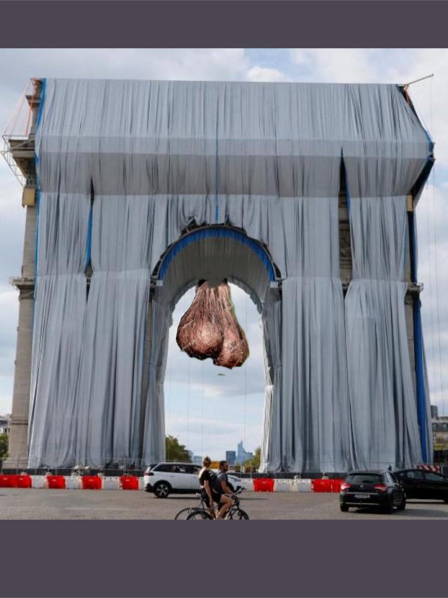 biloudeejay's tweet image. voici l’œuvre enfin fini . #paris #arcdetriomphe #Christo #ChristoParis #france
