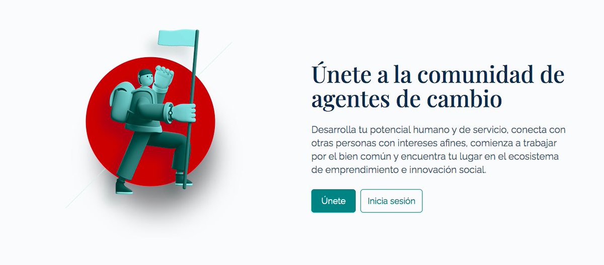 Lanzamos nueva plataforma para desarrollar agentes de cambio después de un año co-creando. 

20% dto. vuelta al cole: TSMBA064
thesocialcircle.es