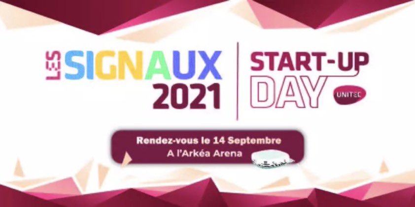 L'événement de l’écosystème #Tech c'est aujourd'hui avec Les #Signaux21 #StartupDay ! 🔥

Organisé par <a href="/UNITEC_Bdx/">UNITEC</a>, l’après midi autour des  #startups de l’#innovation et de la #transfonum 🚀
Grandes conférences &amp; Networking

S'inscrire 👉 bit.ly/3jVOKp1 #mbadmb
