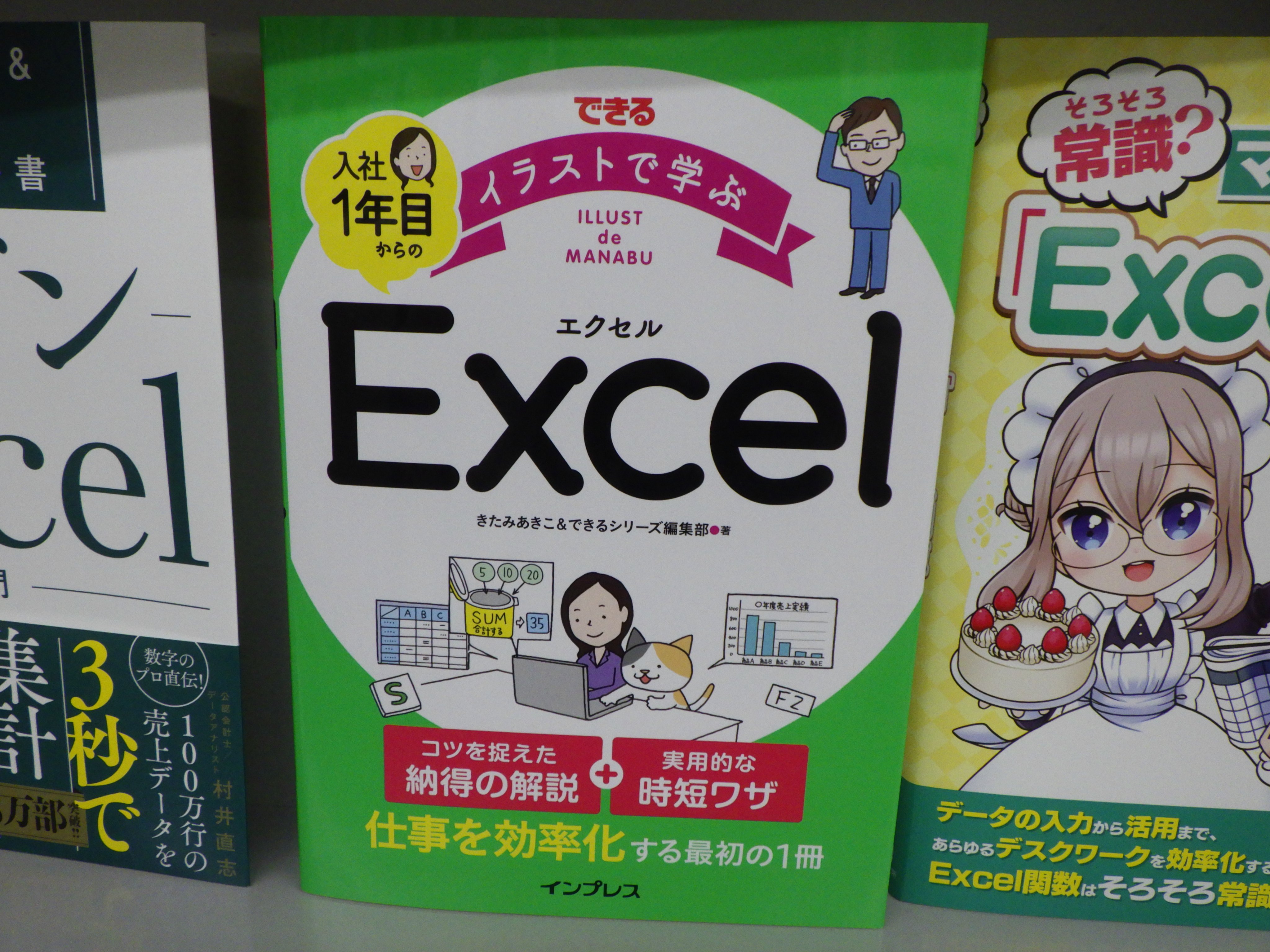 精文館書店 本店3ｆ Pa Twitter きたみあきこ できる イラストで学ぶ 入社1年目からのexcel インプレス 入荷しました ビジネスシーンでよく使われるexcelの マストの機能 を イラストとともにわかりやすく解説す 練習用ファイルがダウンロードできるurl付き