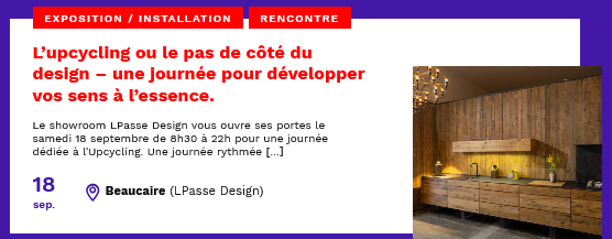 #FDW21 ➨ 𝗣𝗿𝗼𝗴𝗿𝗮𝗺𝗺𝗲 de la semaine
On fête le design sur tout le territoire !
7️⃣ 18.09 < L’#upcycling ou le pas de côté du design – une journée pour développer vos sens à l’essence avec LPasse Design
fdw-ana.fr/evenement/lupc…
#fdw #nimes #design #exposition #designer