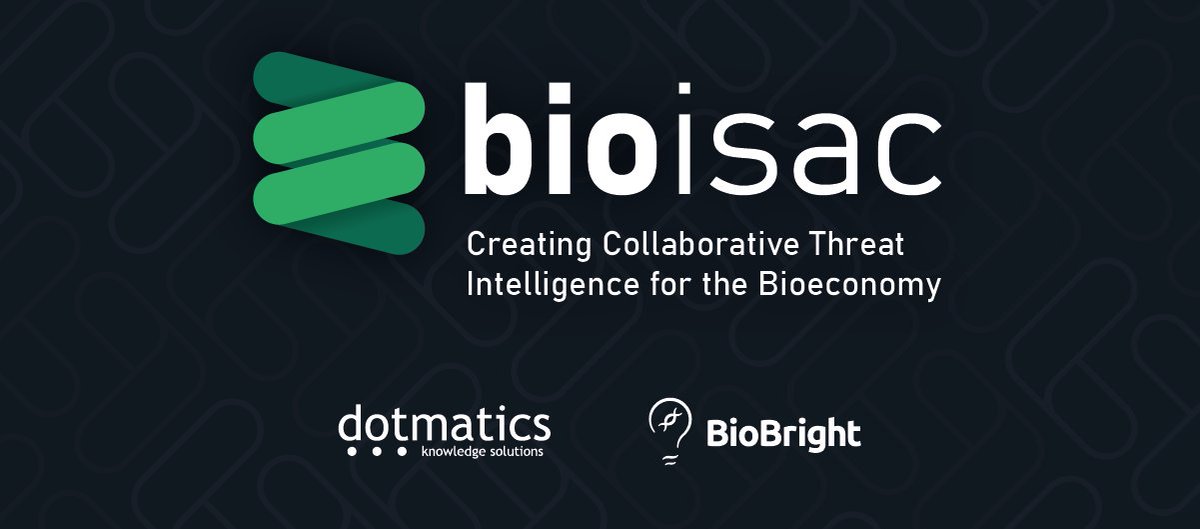 BioBright_org's tweet photo. “The trusted international workforce curated by BIO-ISAC is a testament to the industry and government’s determination to improve #digitalbiosecurity for the #bioeconomy,” commented @charlesfracchia, VP Data at @dotmatics and Founder of @BioBright_org 
https://t.co/rveFihXDyQ https://t.co/G2Kh1vYp85