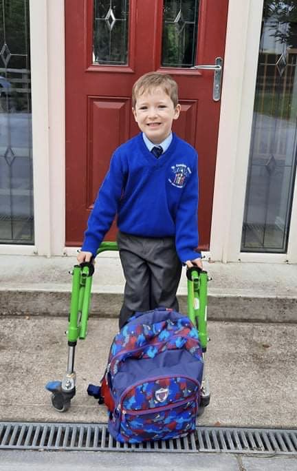Meet Danny, the son of Kelly Ann (Geraghty) from Ballygar &amp; Val Browne from Roscommon town.  Danny has a rare condition called Hypoplasia Dysgenesis of the Spinal Cord which has caused Spastic Diplegia.

#BallygarTruckin #Fundraiser