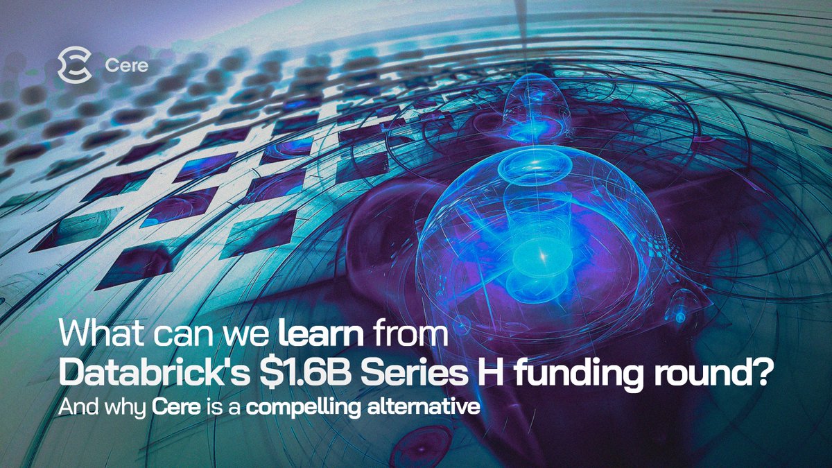 cerenetwork's tweet photo. Cere Network to quietly transform the enterprise data market!

📲https://t.co/VOqi1Ycqfo

In today's article:

💠Analyzing DataBrick's latest Series H round
💠What makes @cerenetwork's solution unique? 
💠'Taking data collaboration to a higher level' https://t.co/4MLWQxpx0e