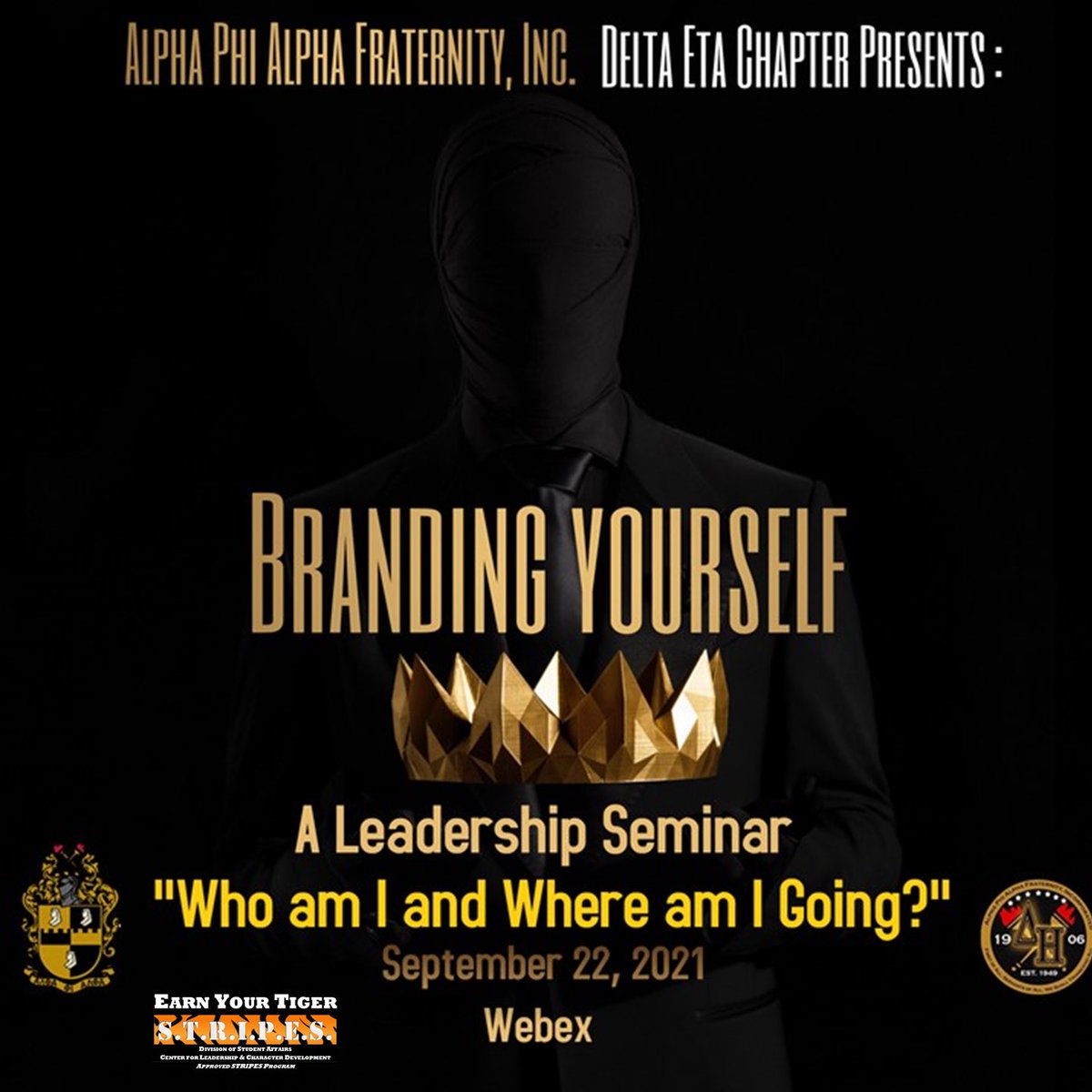 “Your personal brand is what people say about you when you are not in the room“... 🗣

Come join the Brothers of Delta Eta ❄️ as we discuss strategies and mindsets that will allow you to brand yourself and build dispositions for a successful future #SSU #SSU25