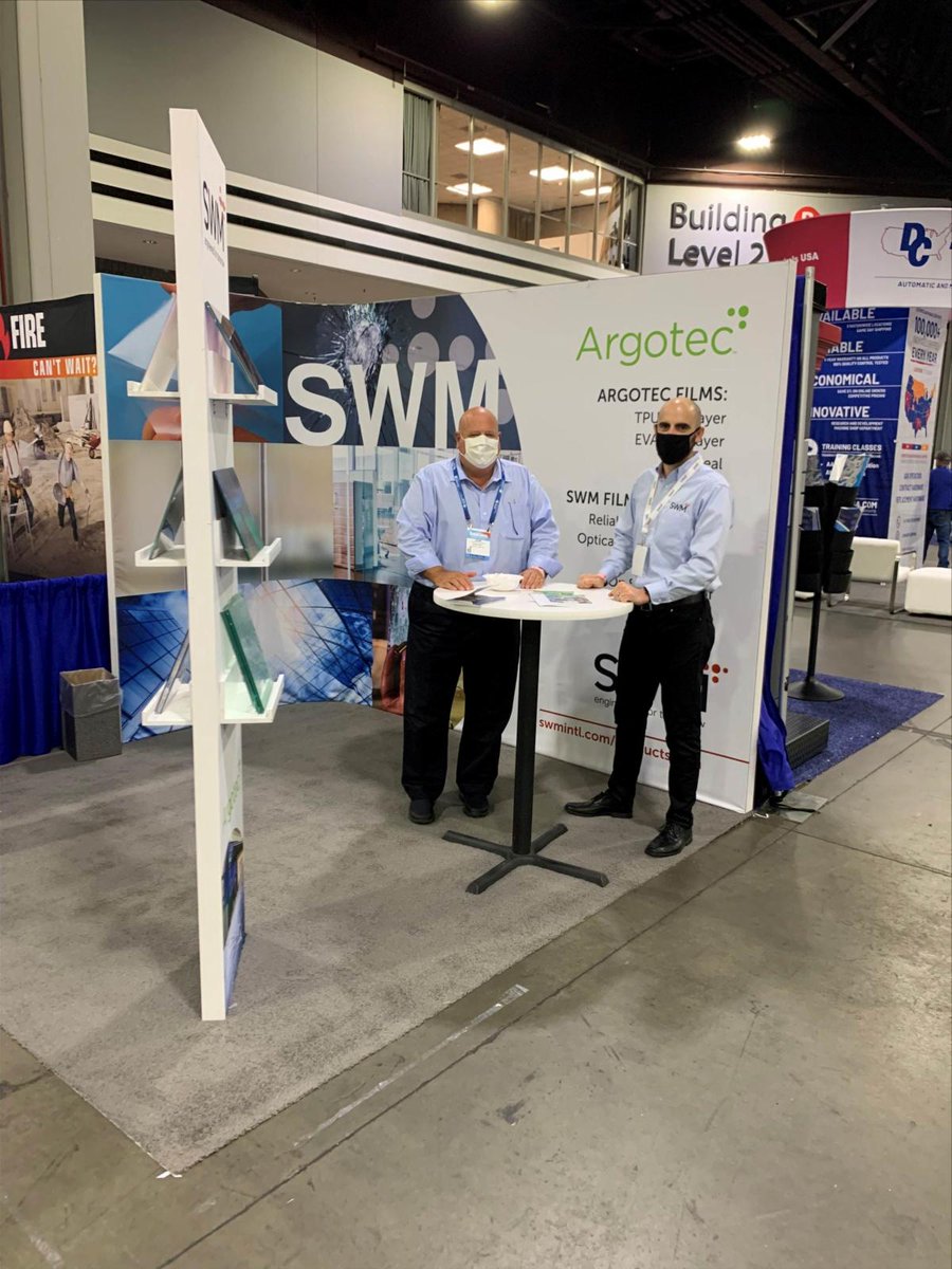 SWMINTL's tweet photo. We are at #GlassBuild2021, meet our experts at Booth #2204 to learn more about the industry leading high performance Argotec™ TPU & EVA Film. Our films provide unmatched optical clarity, lay flat, and deliver consistent quality. Learn more at: https://t.co/IDQCleKQ2p https://t.co/2Sh9aQ9Lmz