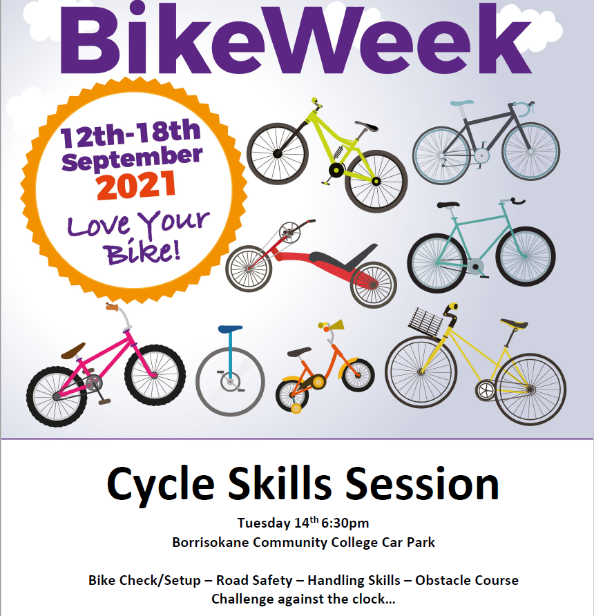 LowerOrmondCC's tweet photo. Adult and Teen Cycle Skills Session this evening at 6:30pm, Borrisokane Community College carpark #bikeweek @TipperarySports @DicksBikeHire @CyclingIreland @NenaghGuardian https://t.co/KgOJMHoPic