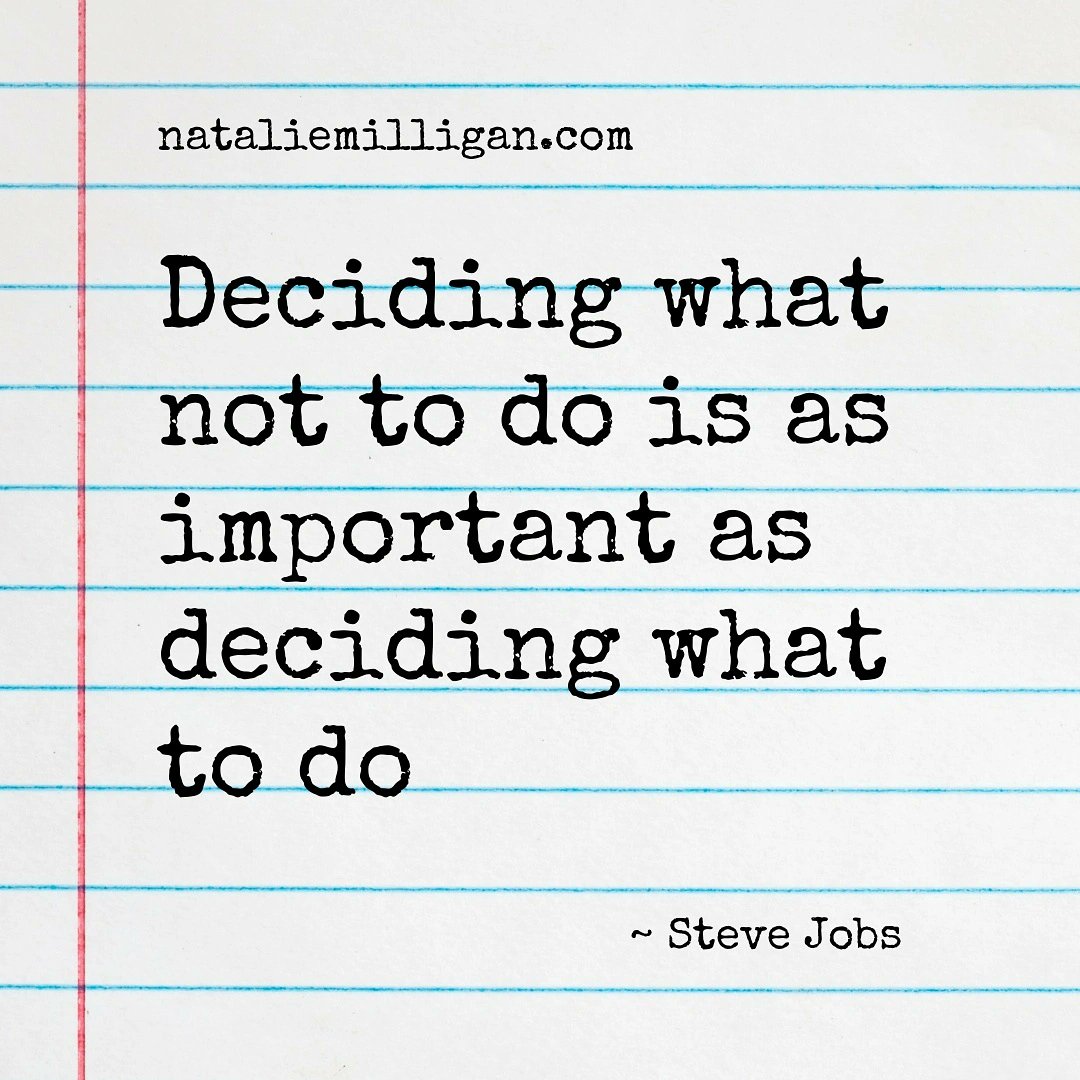 natmilligan's tweet photo. This right here 👇🏿 is the name of the game, beautiful people. Let me know if you agree.

#stevejobsquote
#productivitytip
#businessmindsetforwomen
#stayfocus https://t.co/qtqNkllnpY