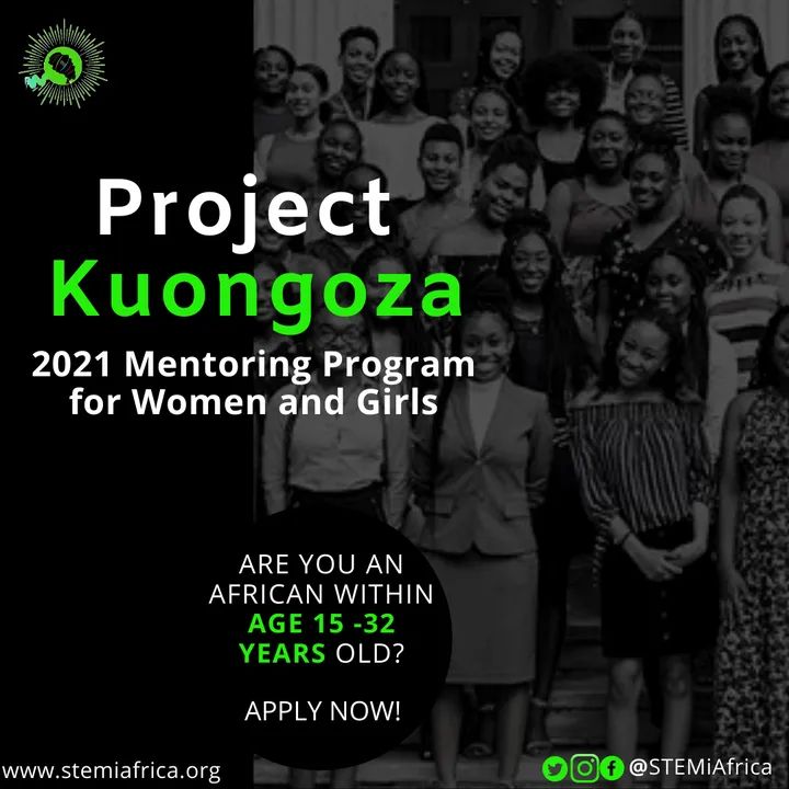 kuphyc's tweet photo. HURRAY!!! 🥳🥳🥳

Application for Project Kuongoza mentoring September cohort is currently ongoing and we strongly encourage you to extend this opportunity to women and girls who aspire to excel in STEM
https://t.co/V090J8x0RF
Application Link above 👆👆👆

#ProjectKuongoza #STEM https://t.co/viqGacY9jQ