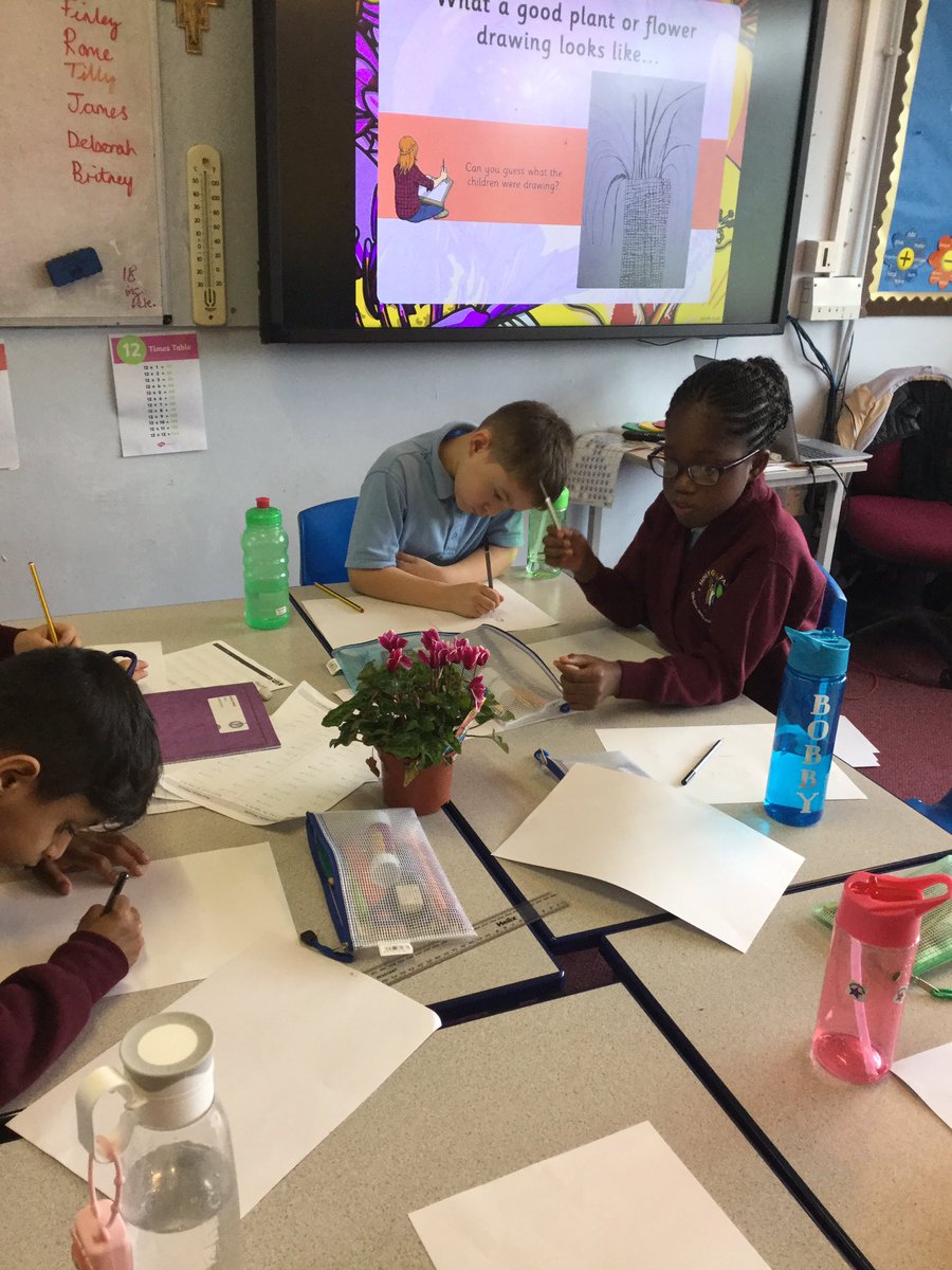 Year3HolyFamily's tweet photo. Year 3 enjoying drawing plants xxxx https://t.co/DyeTAOpRlc
