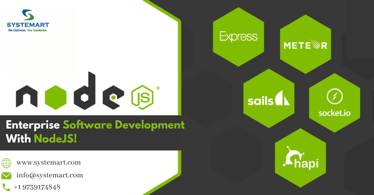 Systemart's tweet image. Enterprise Software Development With NodeJS!
bit.ly/2XiXX1b
#nodedevelopment #softwaredevelopment #softwaredeveloper #hiresoftwaredeveloper #hirenodedeveloper #hiremeanstackdeveloepr #softwaredevelopmentservices