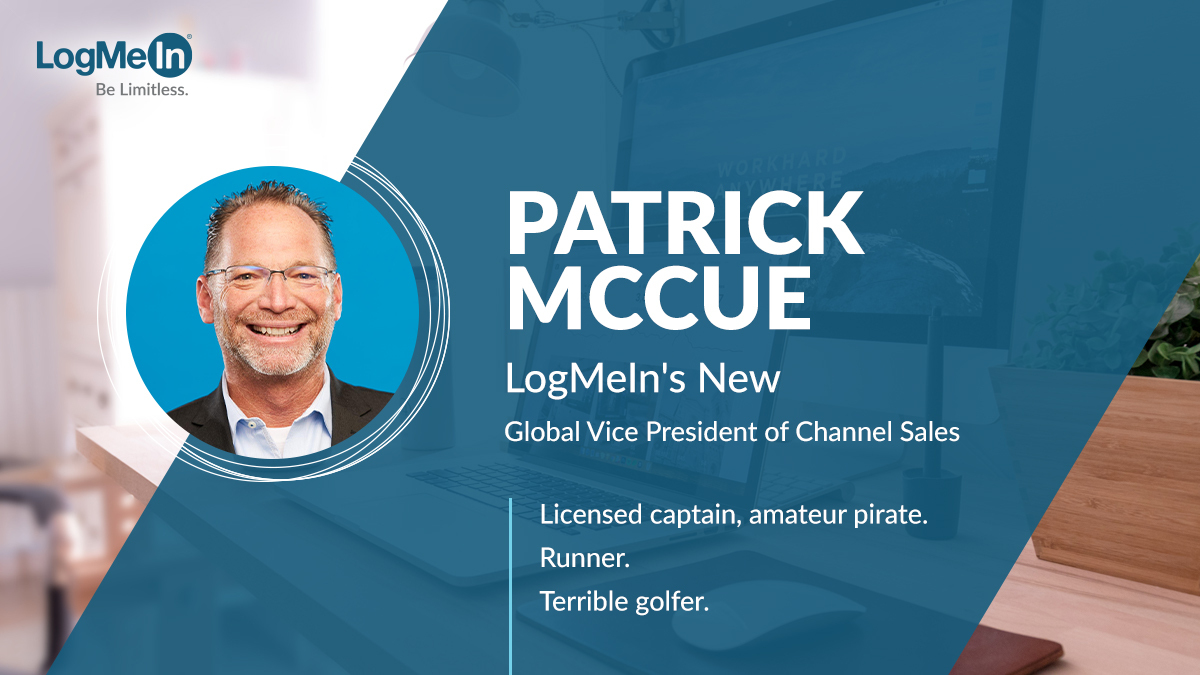LogMeIn's tweet photo. 📣 "Patrick joins the company at a pivotal time as we introduce our new program structure that allows us to focus on growing our Partners [...]" Said @B_Wagner, CEO.
 
Big welcome to Patrick McCue, LogMeIn's new Global VP of Channel Sales: https://t.co/UAqLAeOtVr https://t.co/KBhfTko9j5