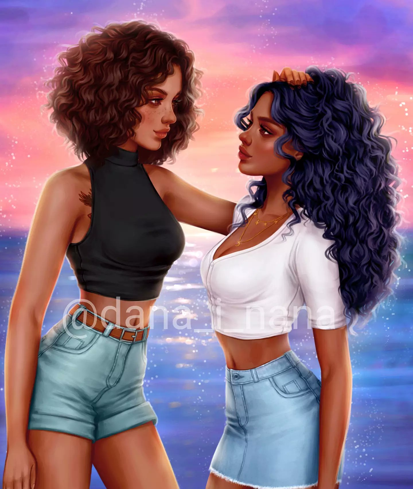 Dana_i_Nana Beautiful Girls Digital Art (Interview #28) - YourArtPath