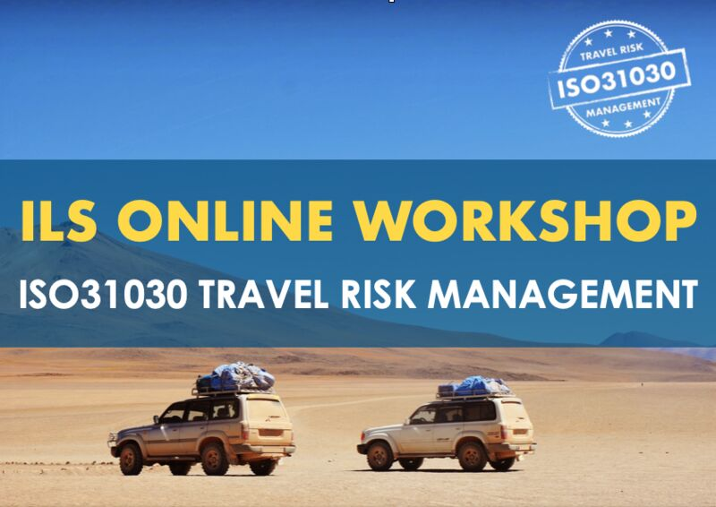 COMING SOON: ISO31030 (Travel Risk Management) 

ILS's MD was delighted to be on the development committee and to mark the launch we are offering a series of online events, workshops and services.

Book on to our FREE webinar here: locationsafety.com/iso31030-trave…

#ISO31030 #TravelRisk