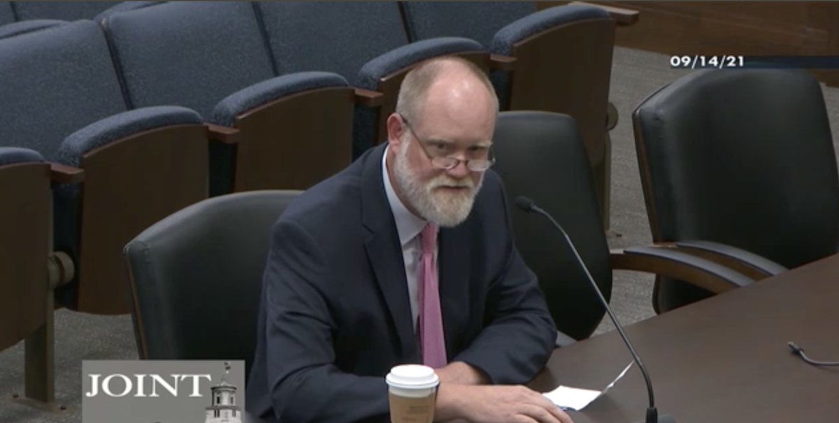 This guy, Jeffrey Clayton, executive director from the American Bail Coalition, just told TN legislators he was in Sacramento last week and joked that it smelled like wildfire smoke and "homeless people." Not a single legislator raised an eyebrow.