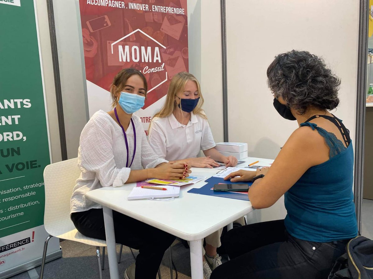 momaconseil's tweet photo. 🙏 Il y a une semaine, Moma Junior Conseil était présente à la Place Créative. Nous souhaitons remercier les organisateurs, ainsi que tous les participants !

📍 L'événement s'est déroulé le 7 septembre au Corum.

#WeAreJE #MOMAJuniorConseil #entrepreneuriat #événement https://t.co/DoadHWZj5F
