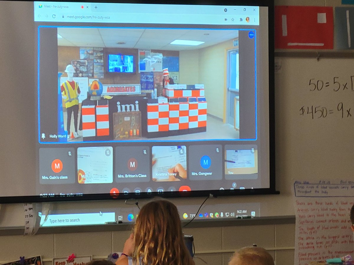 miner_jenn's tweet photo. Virtual field trip this morning! Rock kits and concrete making courtesy of IMI-Irving Materials. Erosion, deposition, rocks, OH My! Thanks Holly Ward  @MrsKuepper @NikkiHarrisonME @MelissaMcColl16 https://t.co/FxJtPzh1dZ