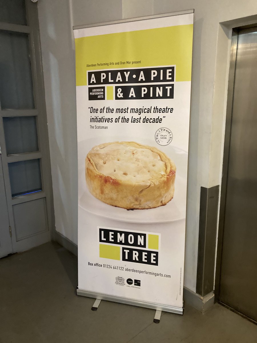 beckyhopepalmer's tweet image. All present and correct in Aberdeen for Celestial Body by the wonderful Morna Pearson this week at The Lemon Tree! @APAWhatsOn #ladsontour #plays #pies #pints