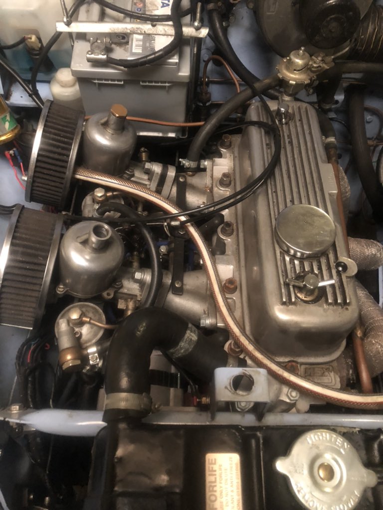 aohereng's tweet image. The normal robust #mg #magnette ZB was running a bit odd on the way back from @Sportingbears @Carfestevent can you spot the issue ?