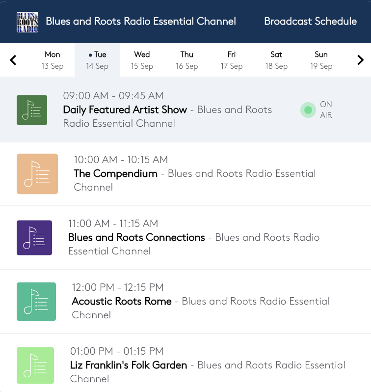 BluesRootsRadio's tweet photo. Blues &amp; Roots Radio Worldwide

Coming up

INTERNATIONAL SONG CONTEST ENTRY NOW OPEN
https://t.co/GozpuCmESp

Ways To Listen
https://t.co/rNMXHuHcwJ

Visit and Subscribe To Our Magazine
https://t.co/PeMxRRF0Eo https://t.co/KotKWszKqV