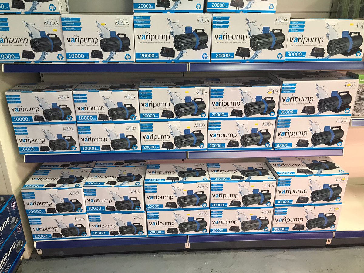 EvolutionAqua's tweet photo. Cascade Koi &amp; Aquatics have plenty of EA products in stock, including our new K+Advanced Filter, full stock of Varipumps and evoUV’s.

For more information on our products visit https://t.co/ANOEspjzzu

#EvolutionAqua #CascadeKoi #PondFilter #Pond #KoiPond #Koi #Nexus https://t.co/7AMVmPbj7C