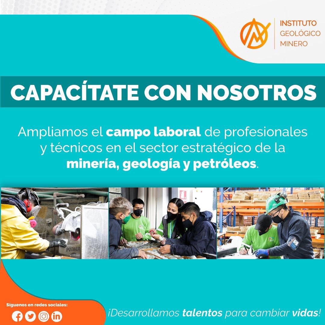 GeologicoMinero's tweet photo. ¿Estás listo para el siguiente paso ?
La capacitación es una herramienta fundamental que ofrece la posibilidad de ampliar los conocimientos, adquirir nuevas habilidades o aptitudes y mejorar la eficiencia laboral.

¡Desarrollamos talentos para cambiar vidas! 
👷🏻‍♂️🧡💪🏽⚒📚🏫🔎📝🇪🇨 https://t.co/S2gl0DrX5r