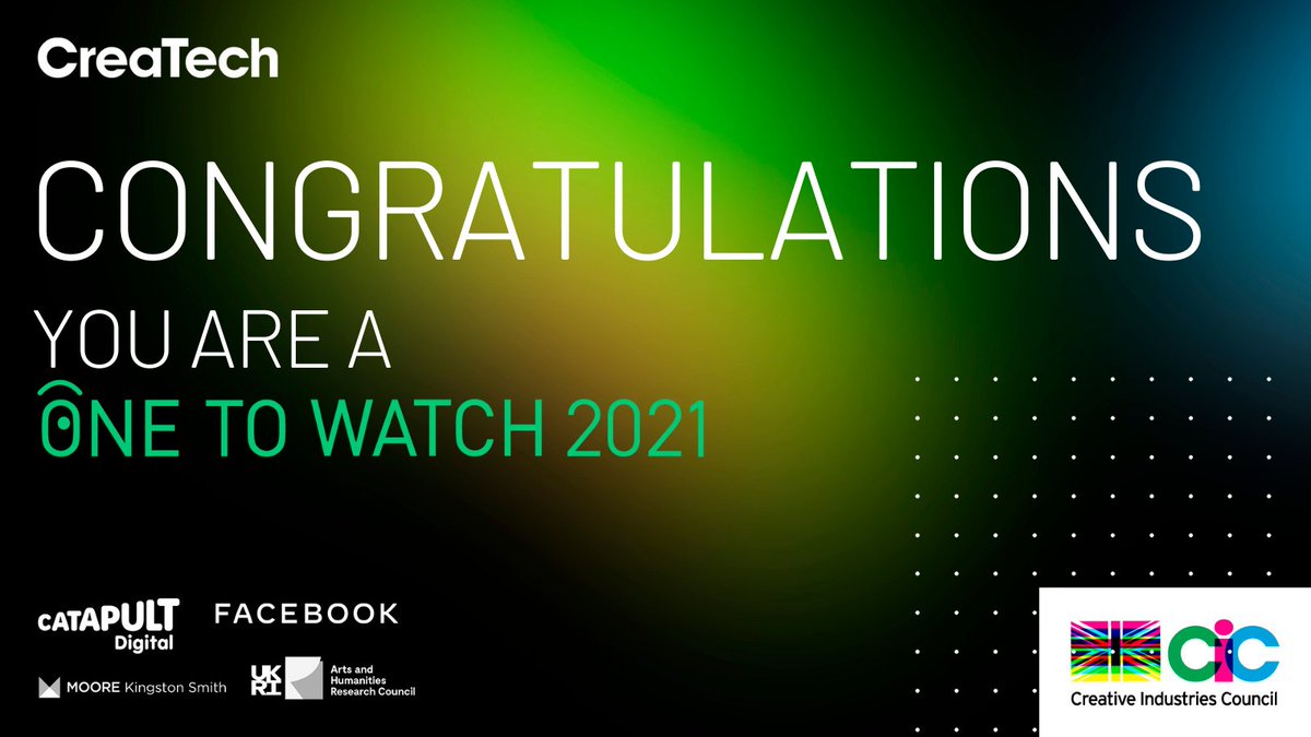 Congratulations to the 100 brilliant UK businesses featured in our #CreaTechUK Ones To Watch 2021 list. 

Chosen by industry leaders, these start-ups, scale-ups &amp; established companies are bringing tech-enabled innovation to the creative industries.

thecreativeindustries.co.uk/ones-to-watch/…